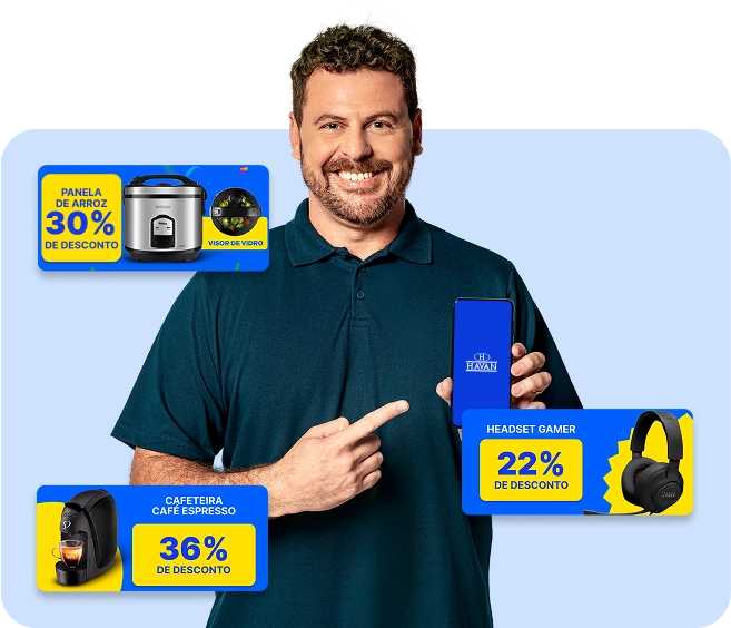Receba ofertas Havan