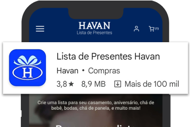 Lista de presentes Havan