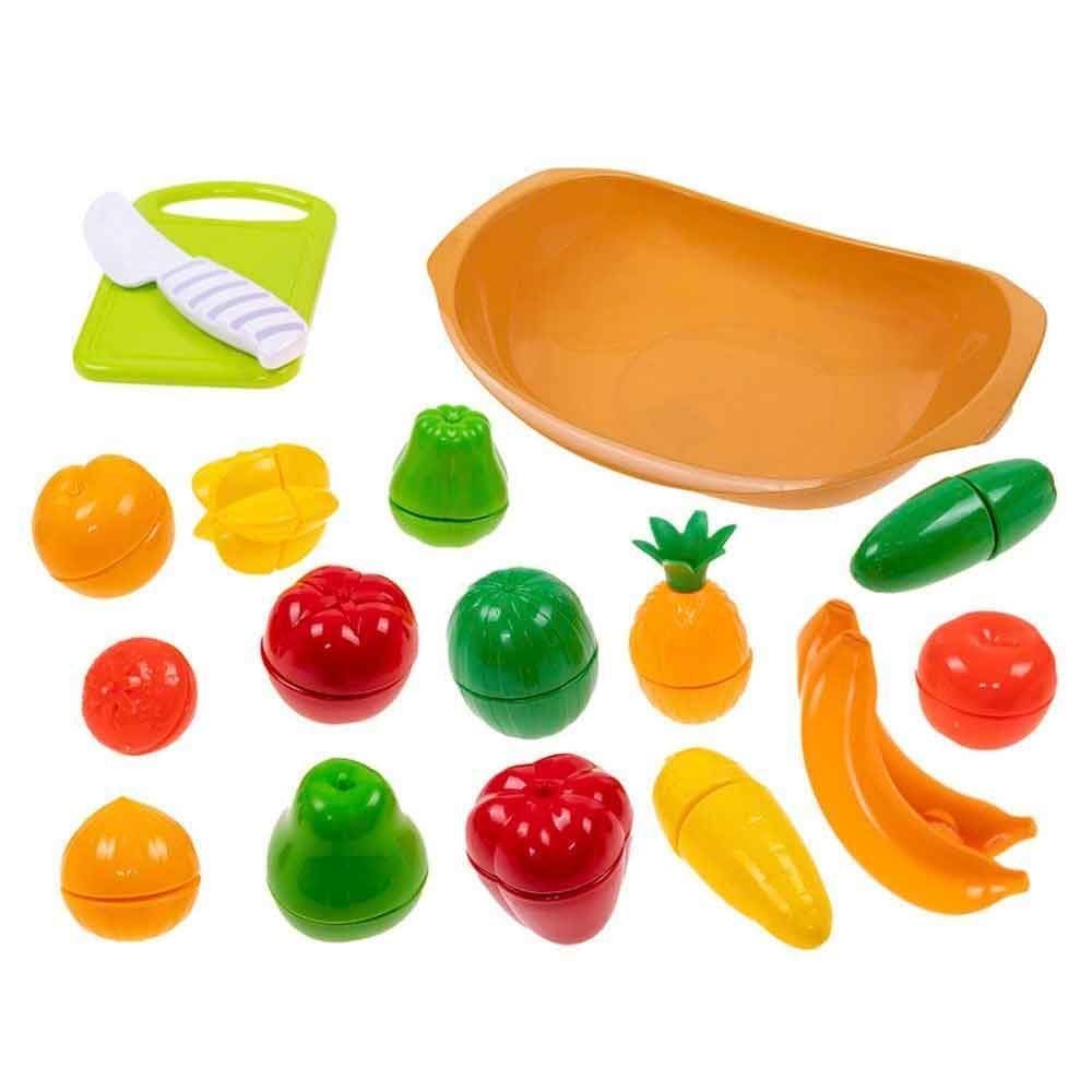 Kit de Frutas e Legumes com Velcro - Nutri Cozinha - Tateti - Calesita -  superlegalbrinquedos