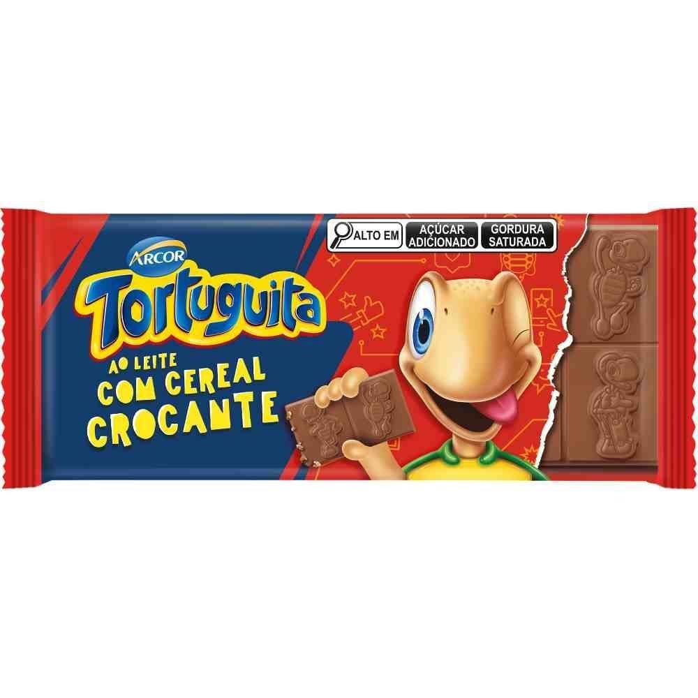 Barra De Chocolate Tartuguita Crocante - 80Gr