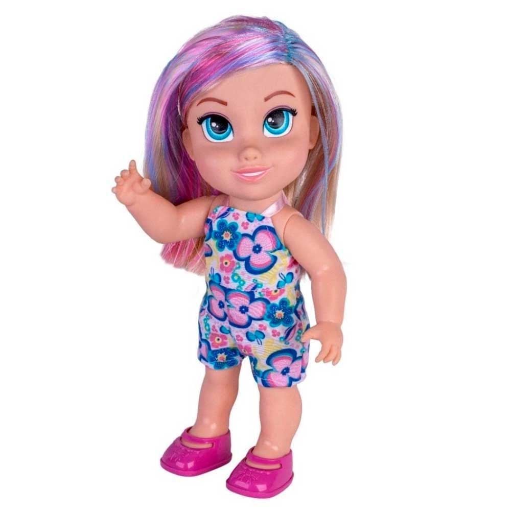 Brinquedo boneca infantil charmosa faca penteados maquiagem
