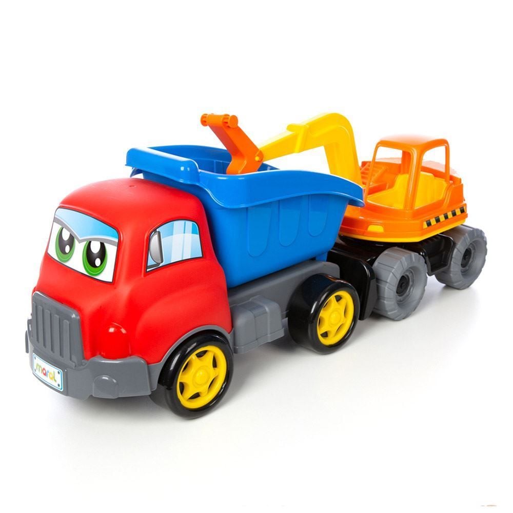 Vídeos para crianças - Jogo para crianças de tratores e caminhões -  Montando Caminhões 