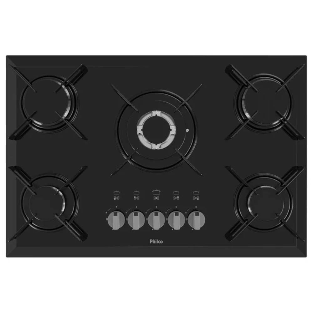 Cooktop 5 Bocas Philco Branco - Cook Chef Tc - Gás Bivolt