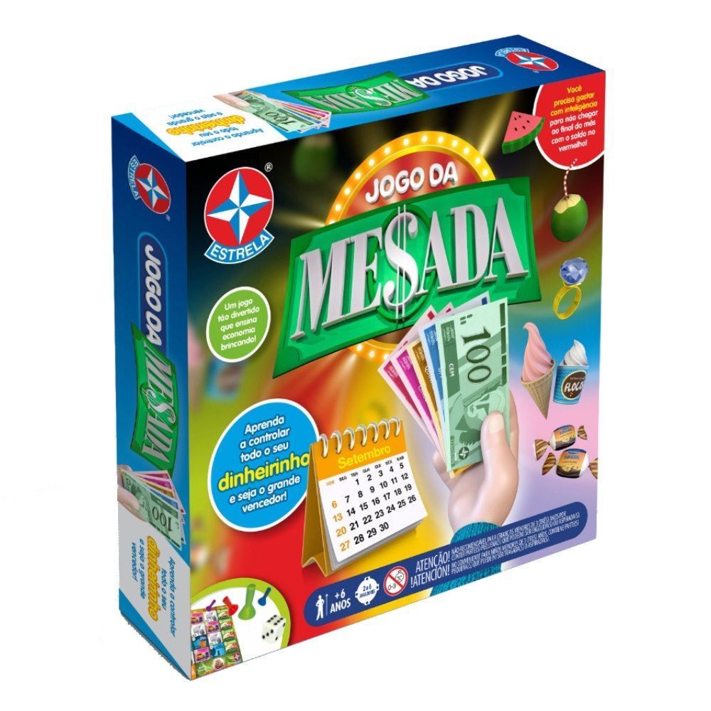 Dia de Mesada Turma de Mônica Jogo de Tabuleiro Brinquedo