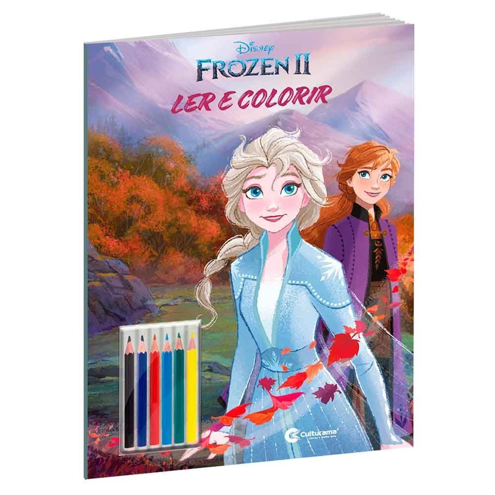 Livro De Pintura Frozen Desenho Colorir C/ Caneta Água em Promoção na  Americanas