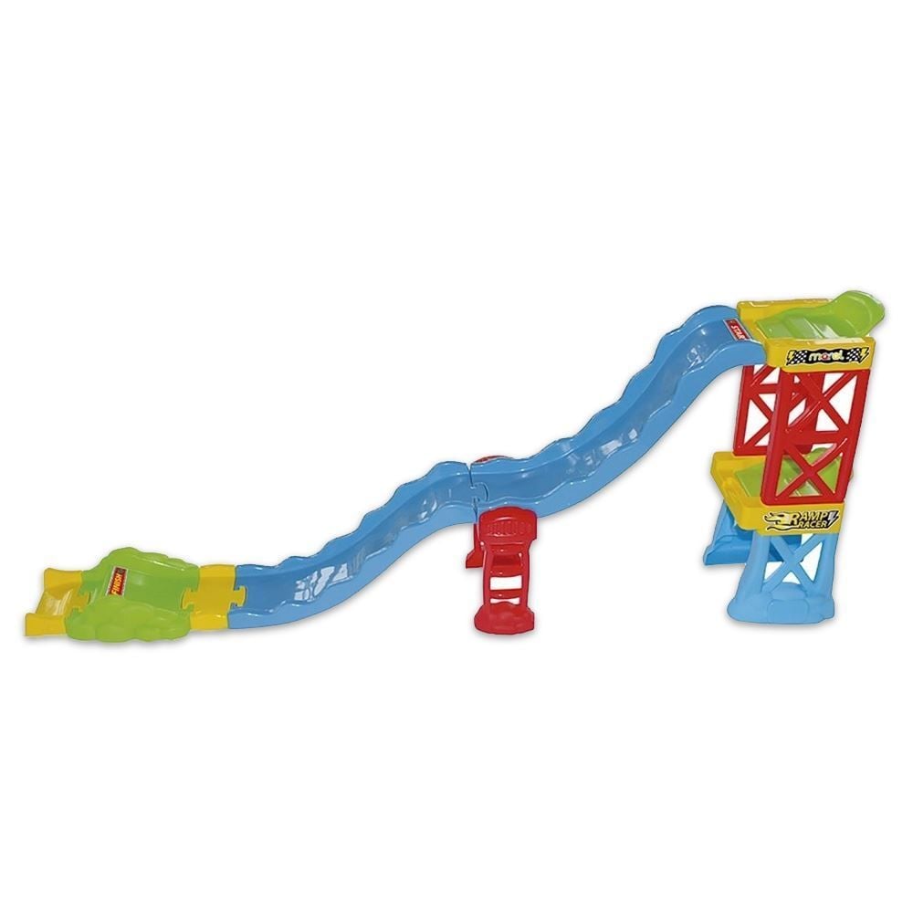 O TREM MAIS MALUCO DA LOJA DE BRINQUEDOS. DÁ CAMBALHOTA E ANDA NA PISTA  SUPER COLORIDA! 