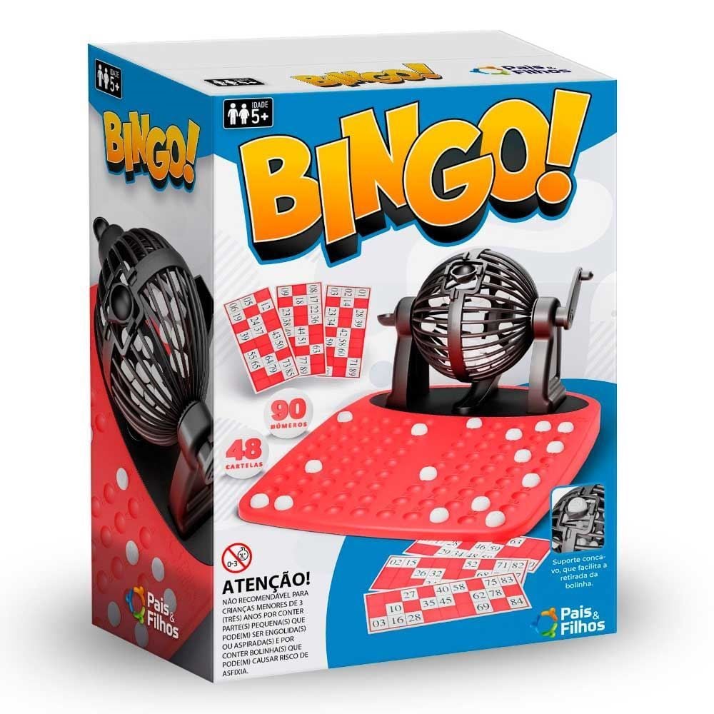 Jogo Infantil Bingo Pais E Filhos - Shopel Papelaria