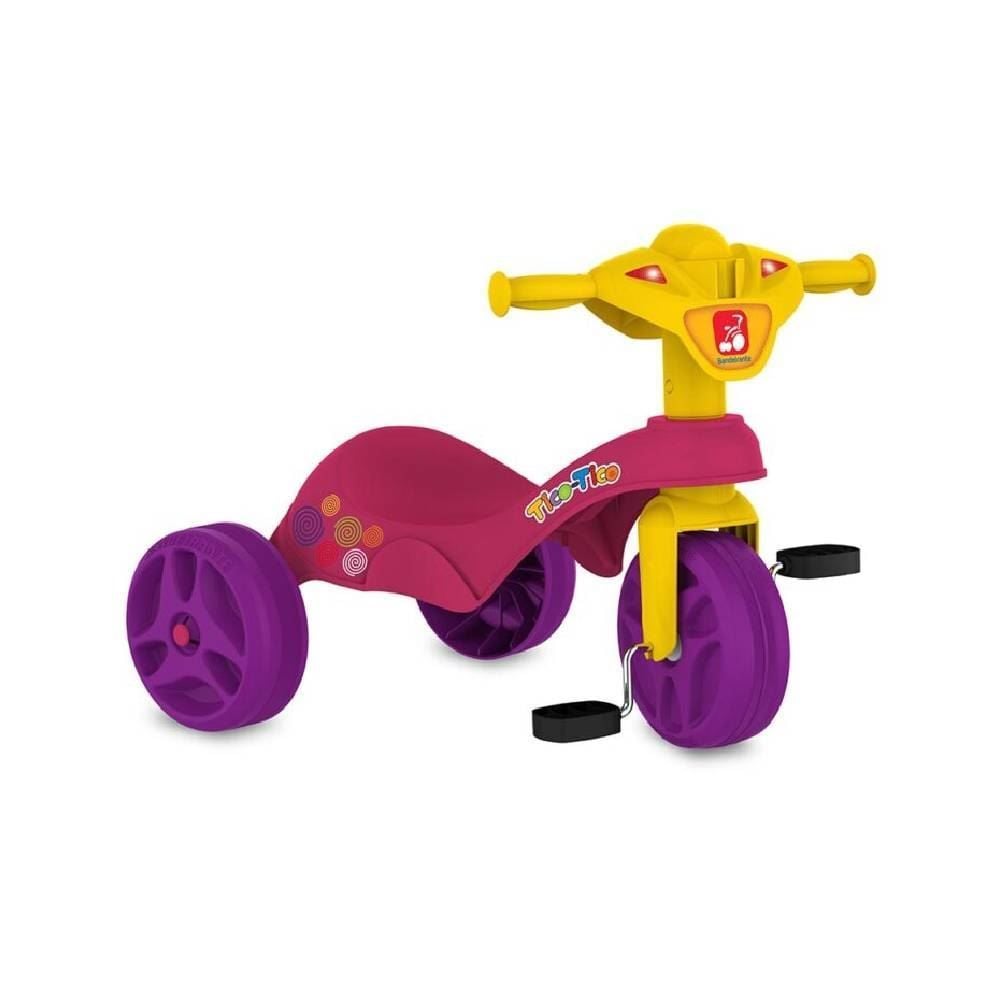 Motinho Triciclo infantil rosa motoca desenho unicórnio - Xalingo