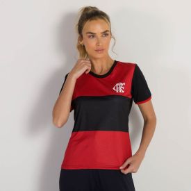 Camiseta Feminina Bounce Flamengo Branco