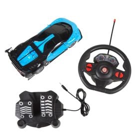 Carrinho De Controle Remoto Power Machines Azul Havan Toys - HBR0349