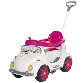 Carro Calesita Diipi Rosa Passeio E Pedal - 1028