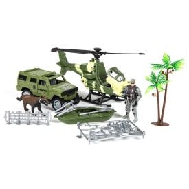 Kit Infantil Carrinho Moto Helicóptero Triplo BS