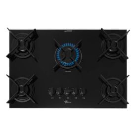 Fogão Cooktop Fischer 5 Bocas Fit Line Trempe Iron - Bivolt