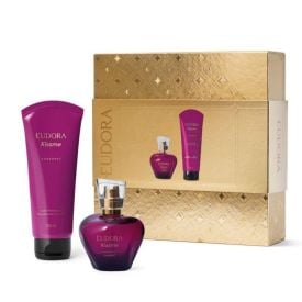 Kit Feminino Kiss Me Cabernet Deo Colônia 50Ml + Loção Hidratante Perfumada 100Ml - Eudora