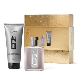 Kit Masculino Club 6 Deo Colônia 95Ml + Loção Hidratante Desodorante 200Ml - Eudora